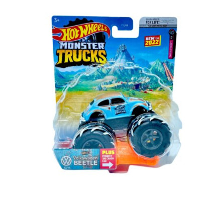 Carrinho Hot Wheels Monster Trucks 1:64 - Volkswagen Beetle